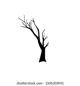 tree silhouette logo vector illustration