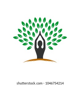 Tree Silhouette Nature Logo