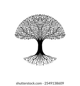 Tree silhouette Vector design eps 