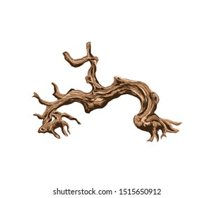 tree silhouette vector, hand drawn for dead tree