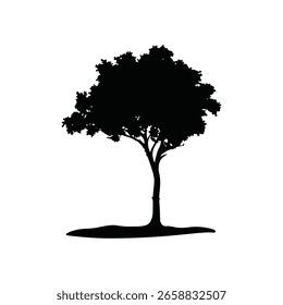 Baum Silhouette Vektorgrafik-Design