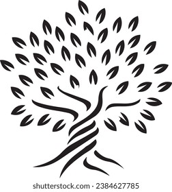 tree silhouette vector,tree, nature, vector, branch, leaf, silhouette, art, illustration, spring, season, plant, leaves, 