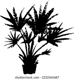 Tree silhouettes vector for websites, graphics design, printing, video making 