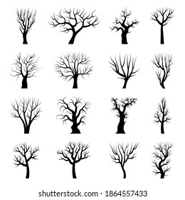 Dry tree isolated on white background stock vector royalty free 679418644