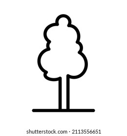 tree, simple icon design, with eps 10 file format