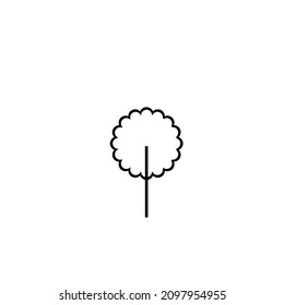 Tree simple icon. Element of web for mobile concept and web apps illustration. Icon for website design and development, app development. Vector