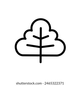 tree = simple vector  icon	