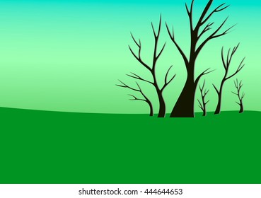 tree skyline panorama spring