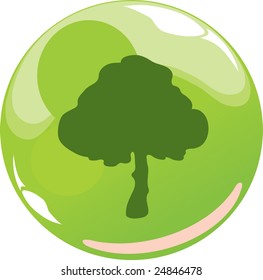 tree sphere icon