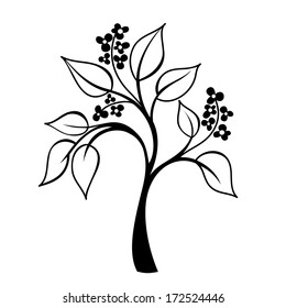 Tree with spring  flowers