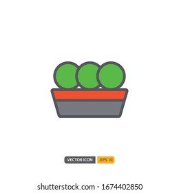 tree station icon in isolated on white background. for your web site design, logo, app, UI. Vector graphics illustration and editable stroke. EPS 10.