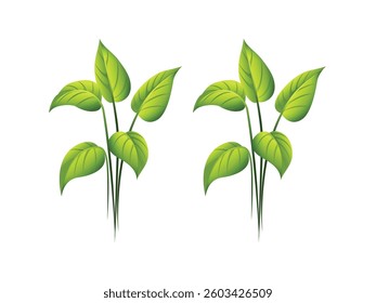 Tree sticker on white background vector