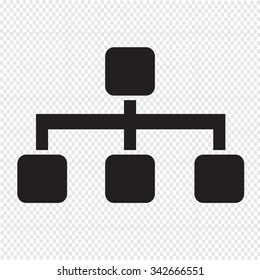 Tree Structure Icon Illustration