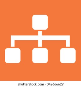 Tree Structure Icon Illustration