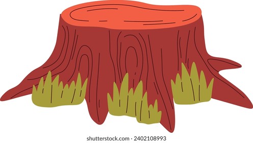 Árbol Con Ilustración De Vector De Grasa