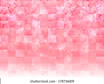 Tree sum pattern background of cherry
