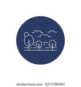 tree, sun, wave, ocean, summer icon