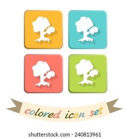 tree symbol icon. nature sign