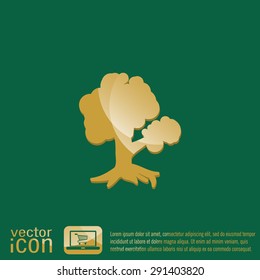 tree symbol icon. nature sign