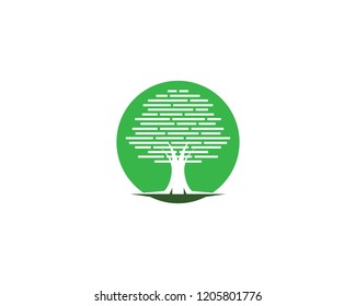 Tree symbol illustration