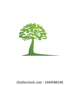 Tree symbol vector icon illustration