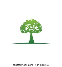 Tree symbol vector icon illustration