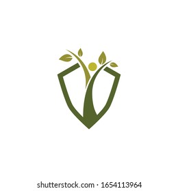 Tree symbol vector icon illustration