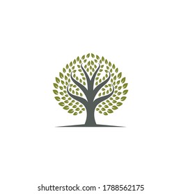 Tree symbol vector illustration design