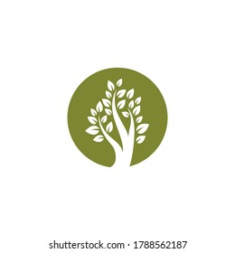 Tree symbol vector illustration design