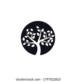 Tree symbol vector illustration design