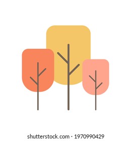 Tree symbol vector. Tree logo design.