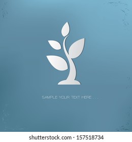 Tree symbol,vector