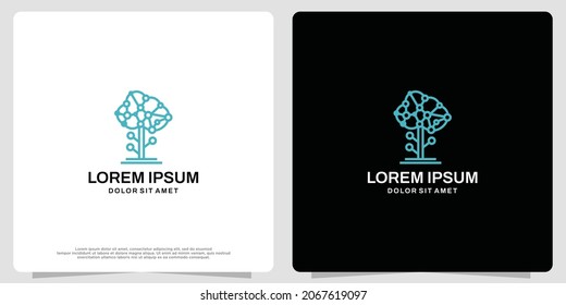 Tree technology logo design inspiration