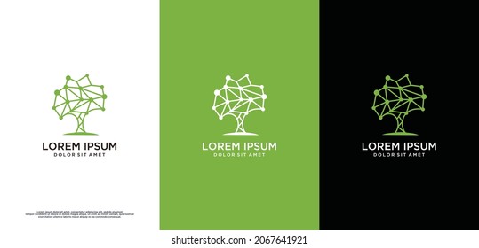 Tree technology logo design inspiration