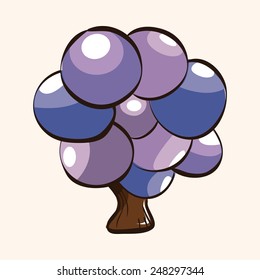 tree theme elements vector,eps