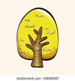 tree theme elements vector,eps