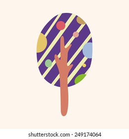 tree theme elements vector,eps