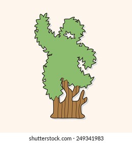 tree theme elements vector,eps