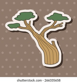 tree theme elements vector,eps