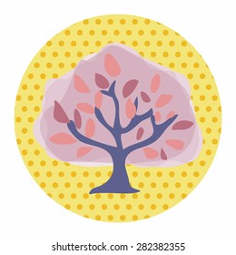tree theme elements vector,eps
