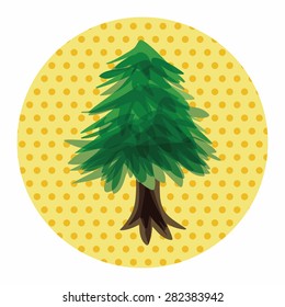 tree theme elements vector,eps