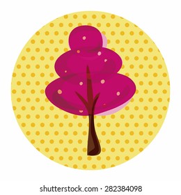 tree theme elements vector,eps