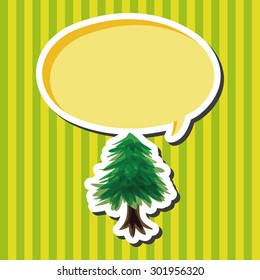 tree theme elements vector,eps