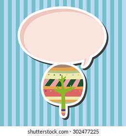 tree theme elements vector,eps