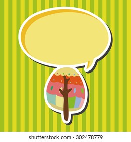tree theme elements vector,eps