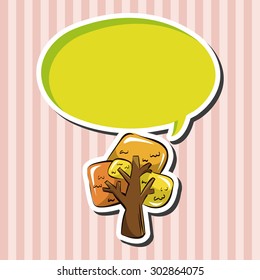 tree theme elements vector,eps