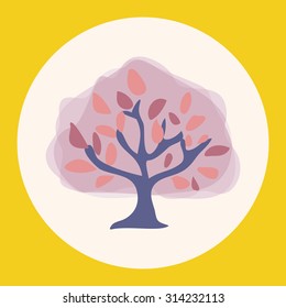 tree theme elements vector,eps