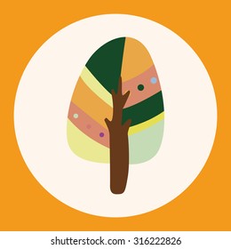 tree theme elements vector,eps