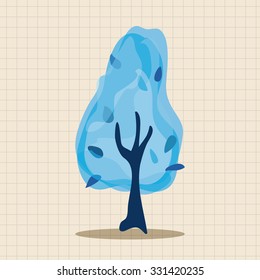 tree theme elements vector,eps