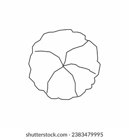 tree top view, tree 2 dimension, tree architectural